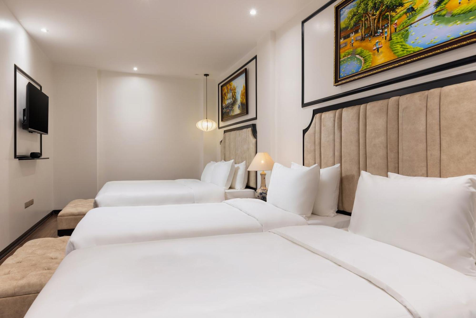 Calista Trendy Hotel & Spa ハノイ市 エクステリア 写真