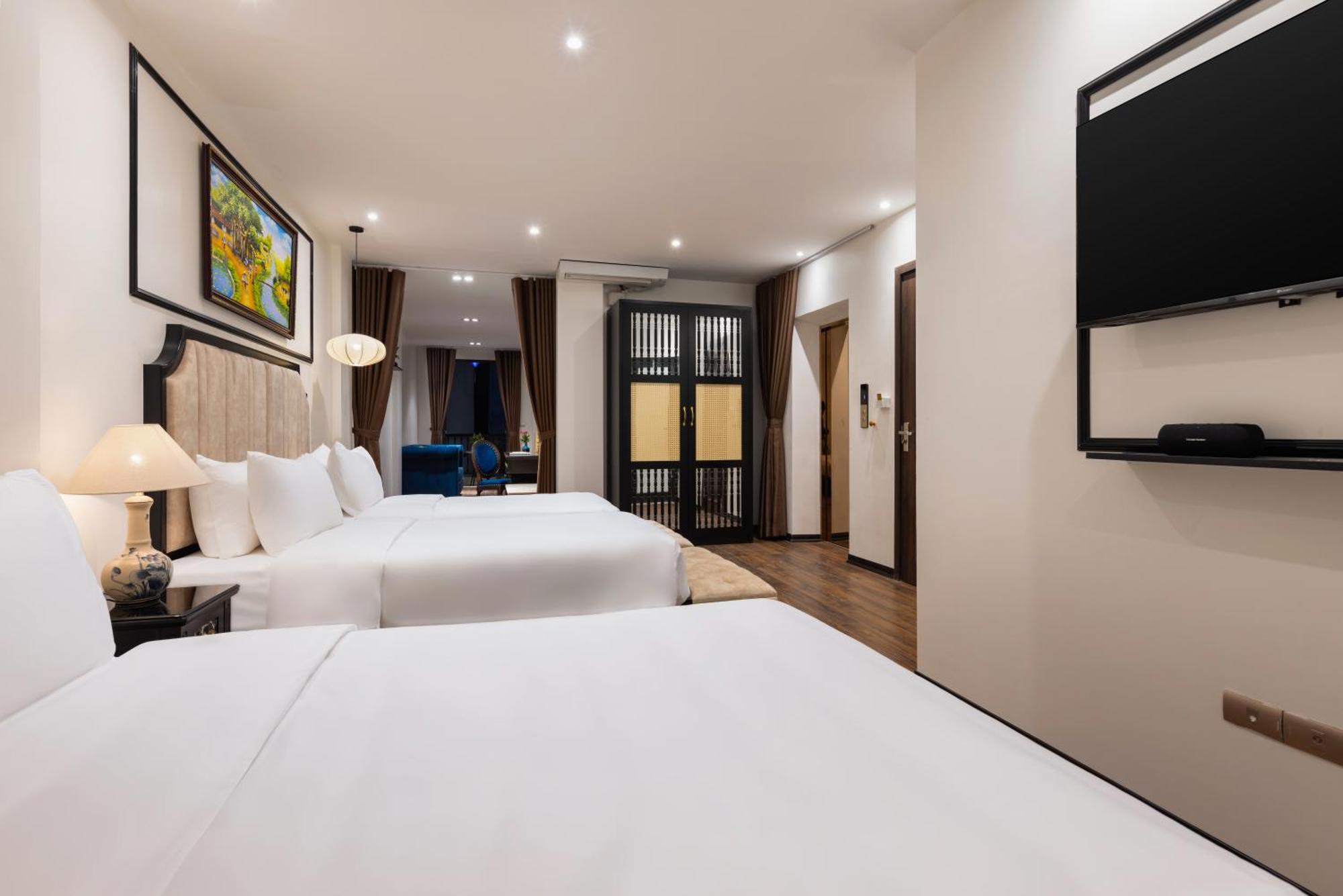 Calista Trendy Hotel & Spa ハノイ市 エクステリア 写真