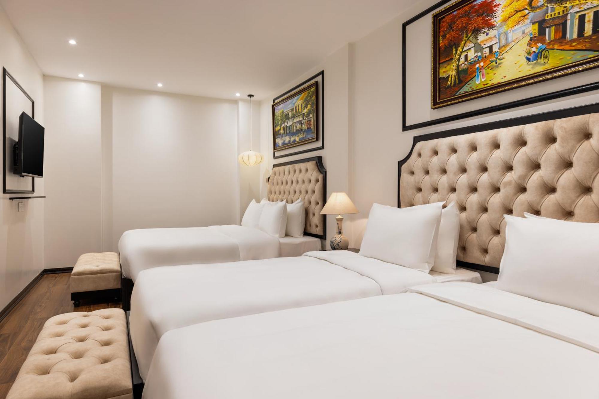 Calista Trendy Hotel & Spa ハノイ市 エクステリア 写真